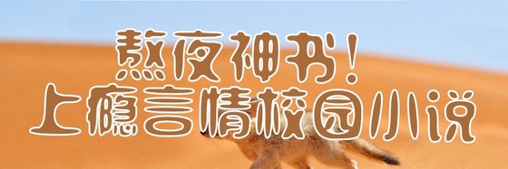 熬夜神書！上癮言情校園小說